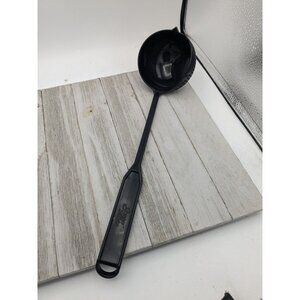 Scoop N Strain Black Kitchen Utensil For Cooking & Straining